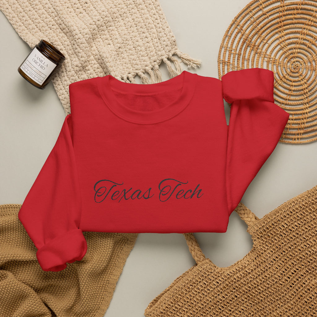 Texas Tech Script Crewneck Sweatshirt