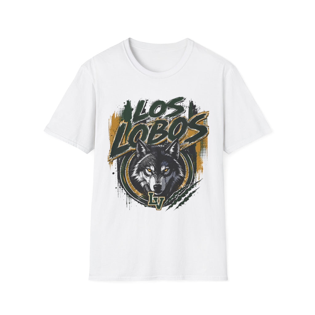 Los Lobos Wolf T-Shirt — Vintage Grunge Team Spirit Tee