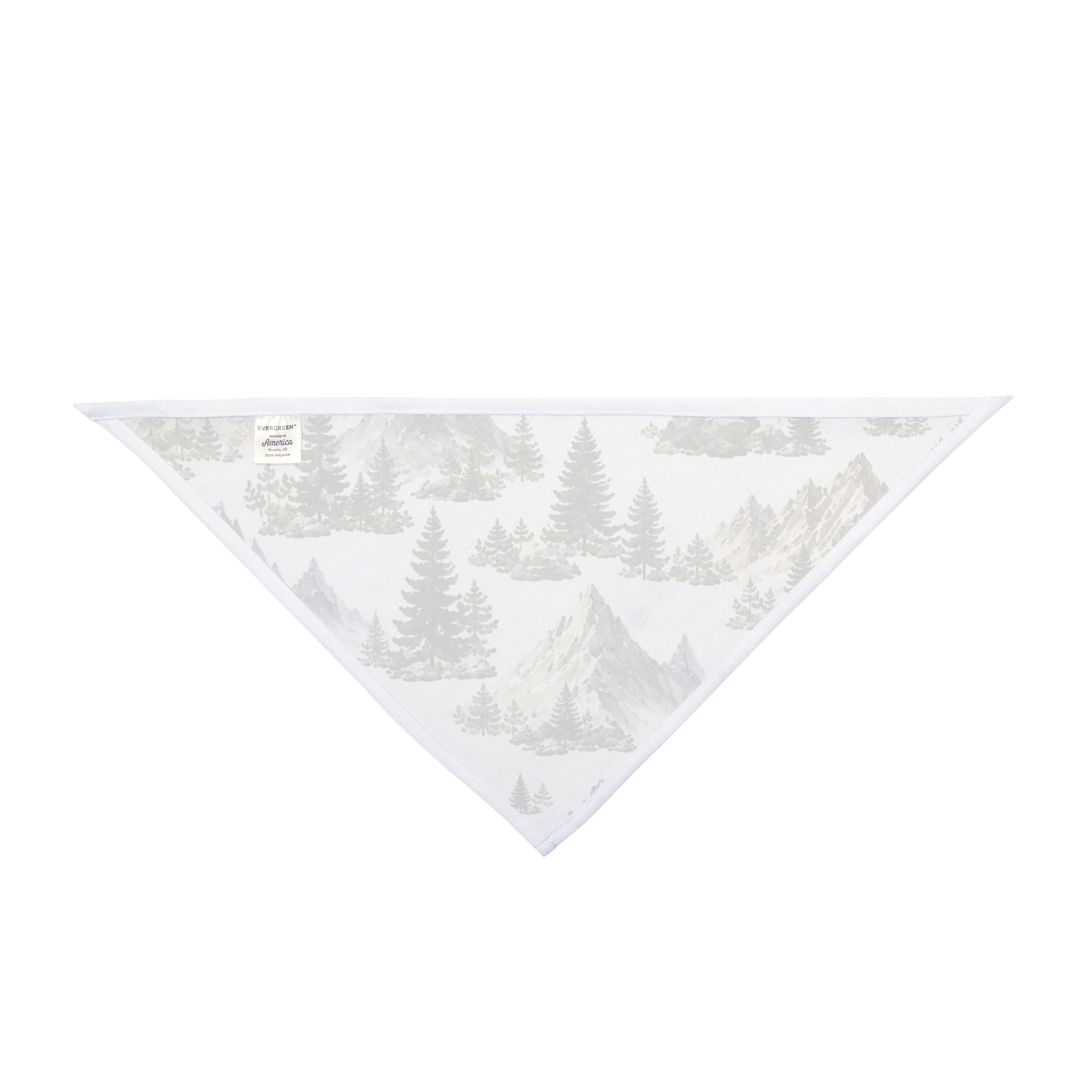 Mountain Pines Pet Bandana — Outdoor Adventure Dog Bandana