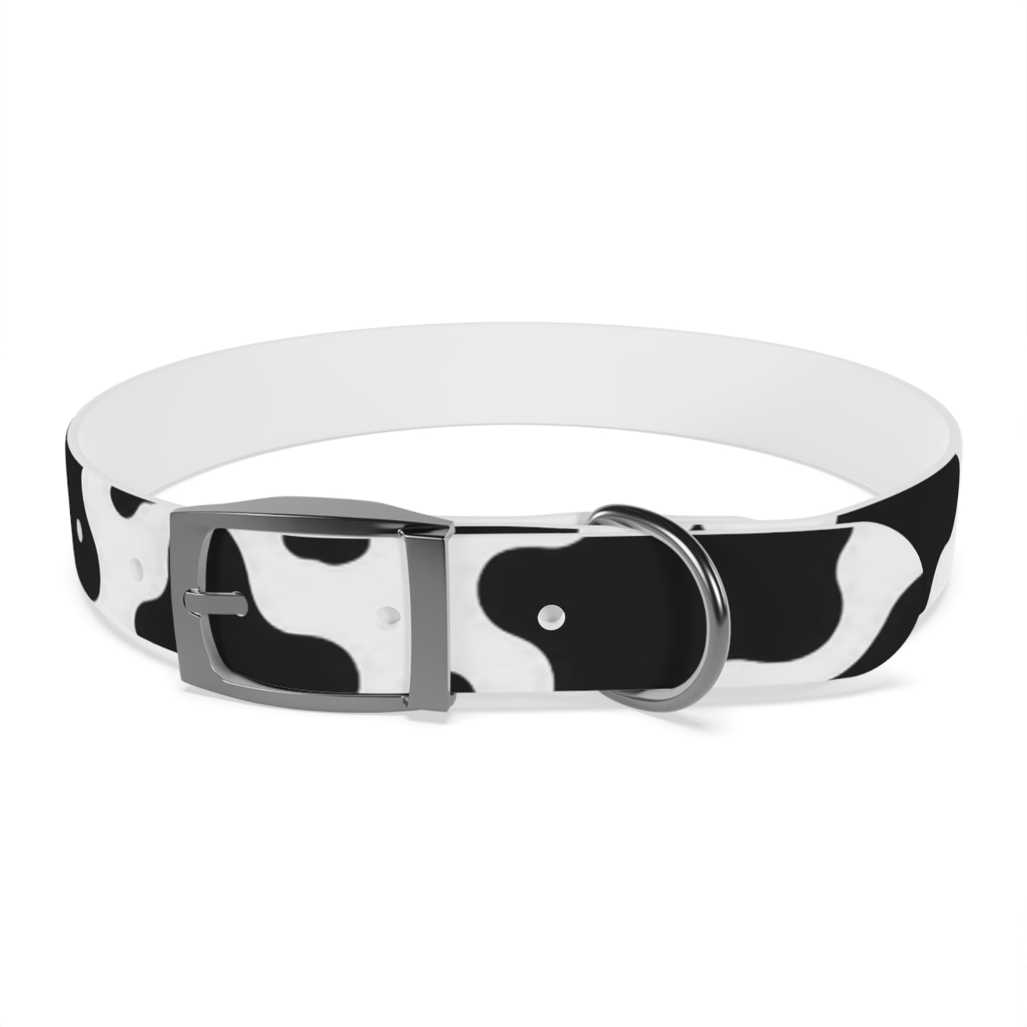 Cow Print Dog Collar — Black & White Cute Pup Accessory