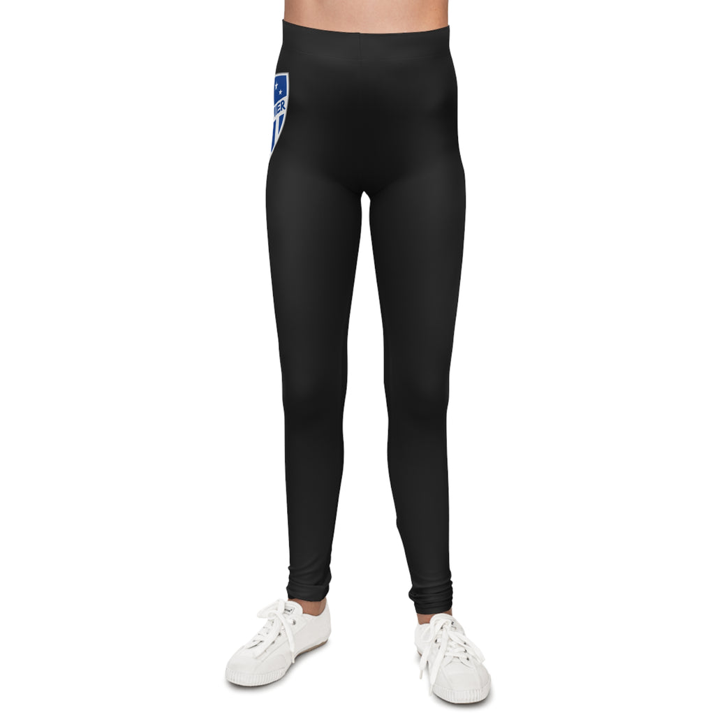 Youth Soccer Leggings — Premier Club Badge AOP