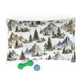 Mountain Pines Pet Bed – Nature-Inspired Cozy Dog & Cat Cushion