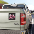 Car Magnet — “F**k Cancer” Pink Ribbon Awareness Magnetic Decal