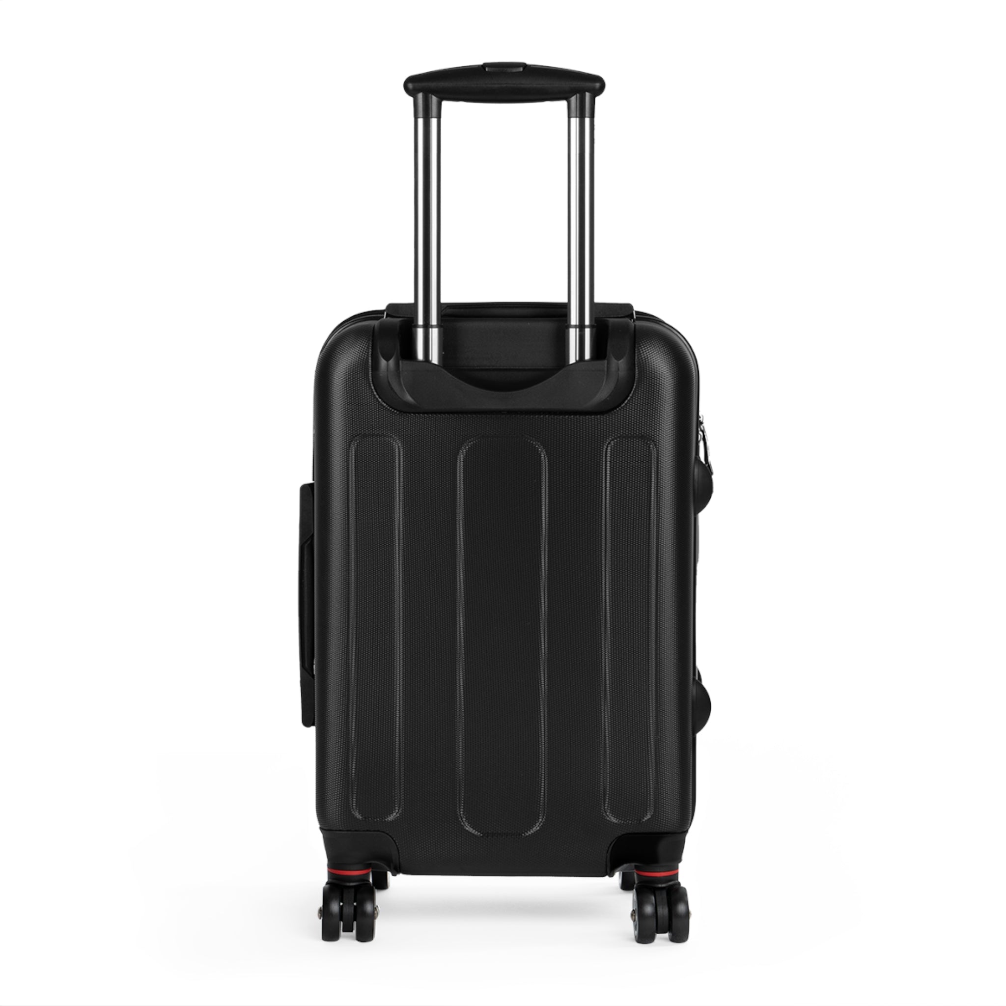 Cow Print Carry-On Suitcase — Black & White Animal Pattern Travel Luggage