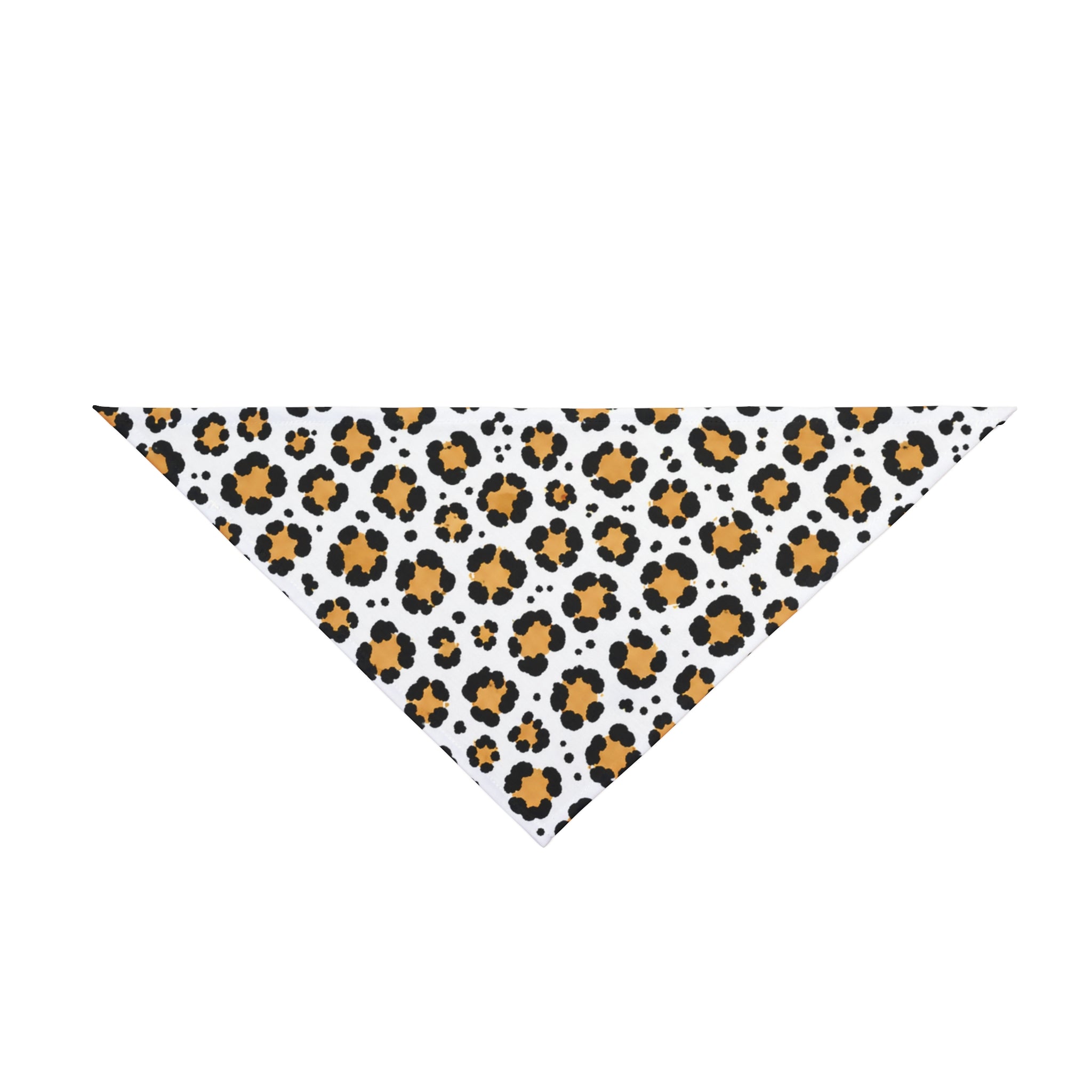 Leopard Paw Print Pet Bandana — Cute Animal Print Dog & Cat Accessory