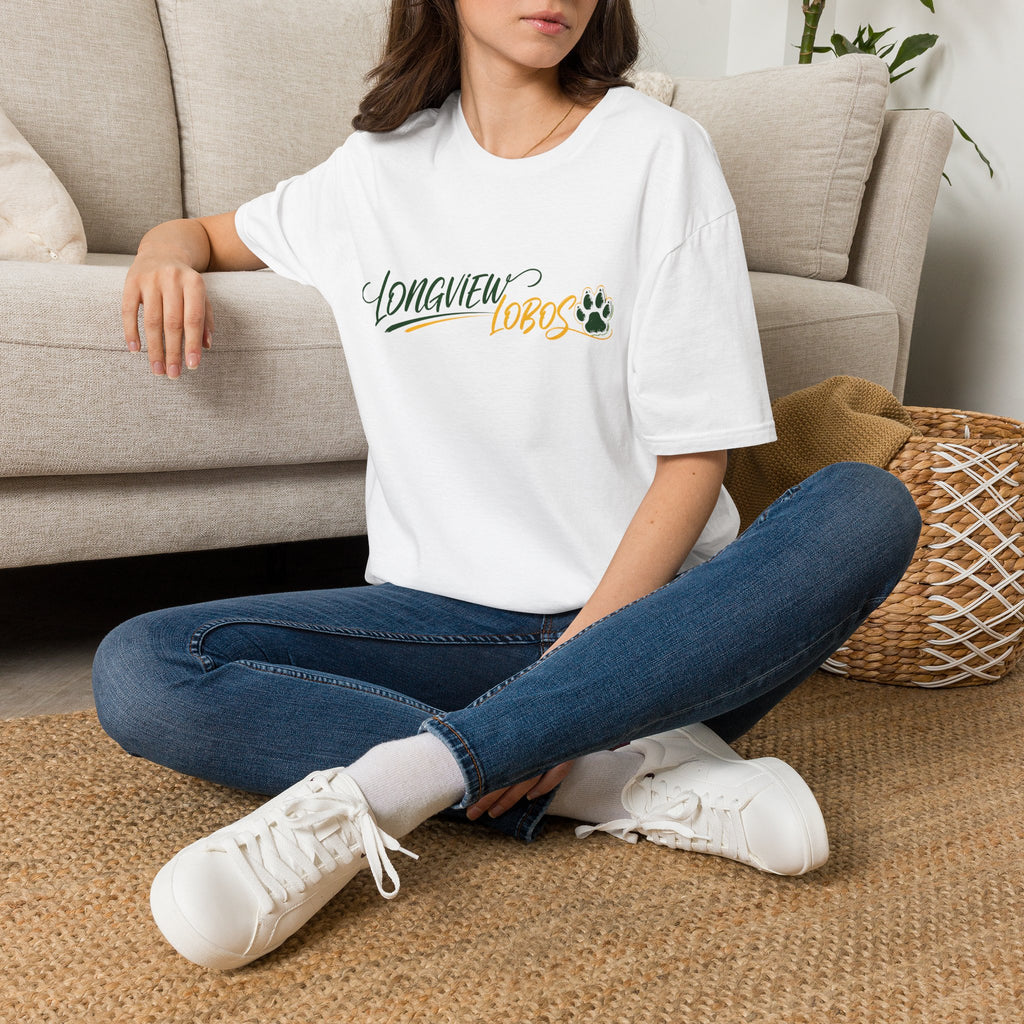 Longview Lobos Paw Logo T-Shirt — School Spirit Tee