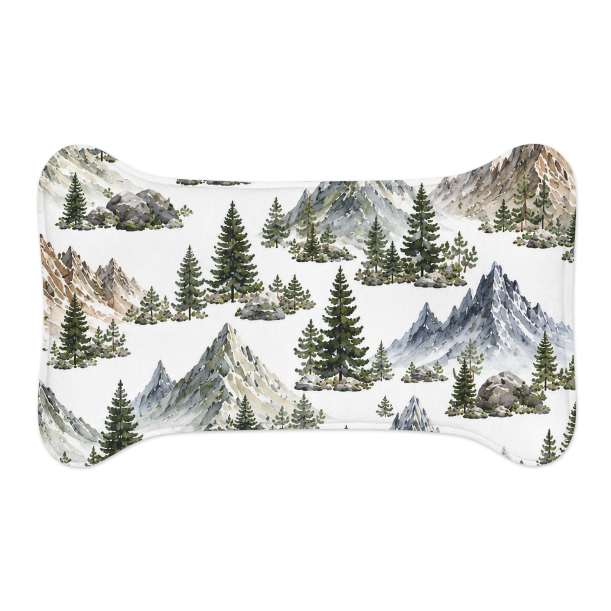 Mountain Pines Pet Feeding Mat — Waterproof, Non-Slip Dog & Cat Placemat