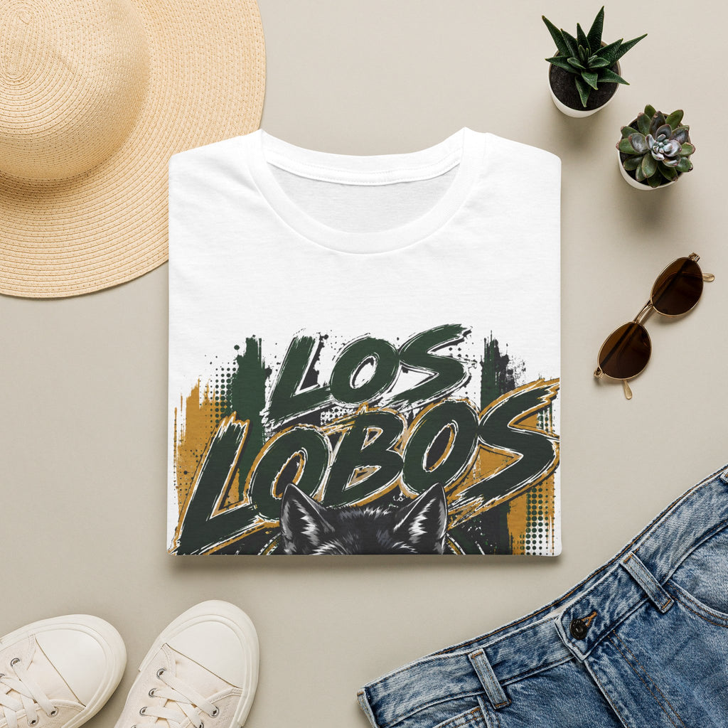 Los Lobos Wolf T-Shirt — Vintage Grunge Team Spirit Tee