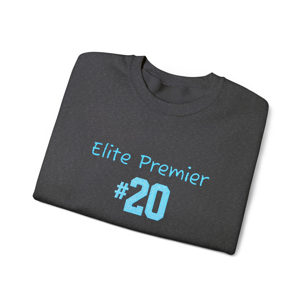 Crewneck Sweatshirt — "Elite Premier 20" Light Blue Team Tribute
