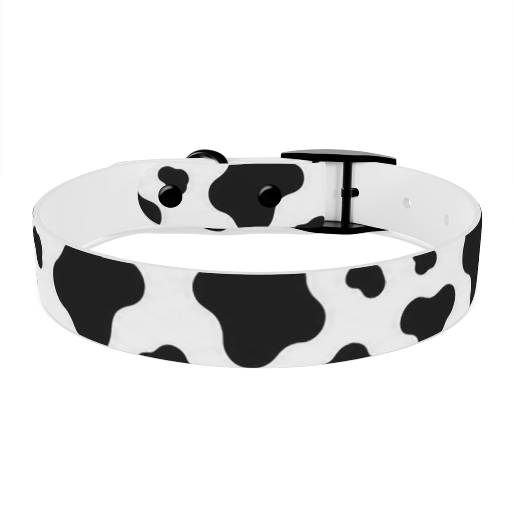 Cow Print Dog Collar — Black & White Cute Pup Accessory
