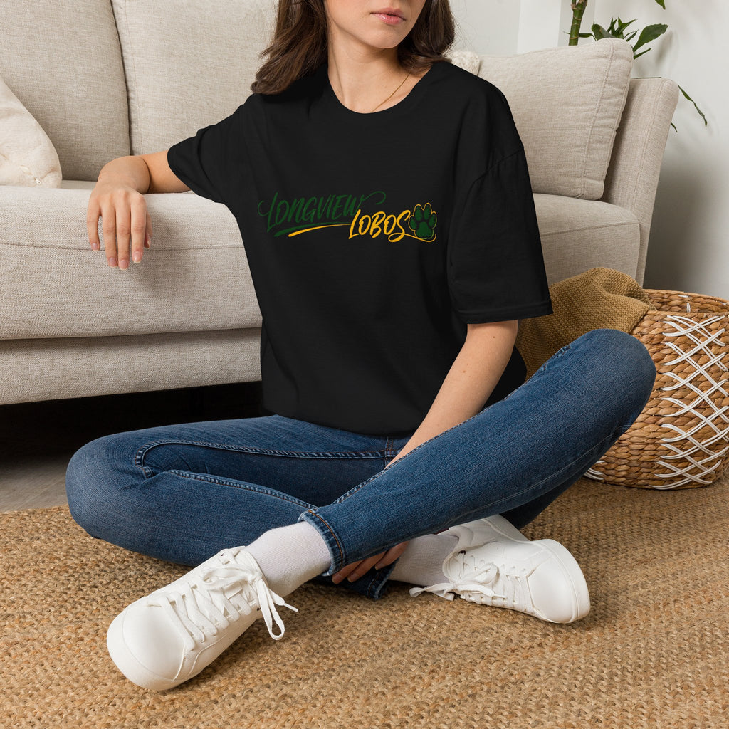 Longview Lobos Paw Logo T-Shirt — School Spirit Tee