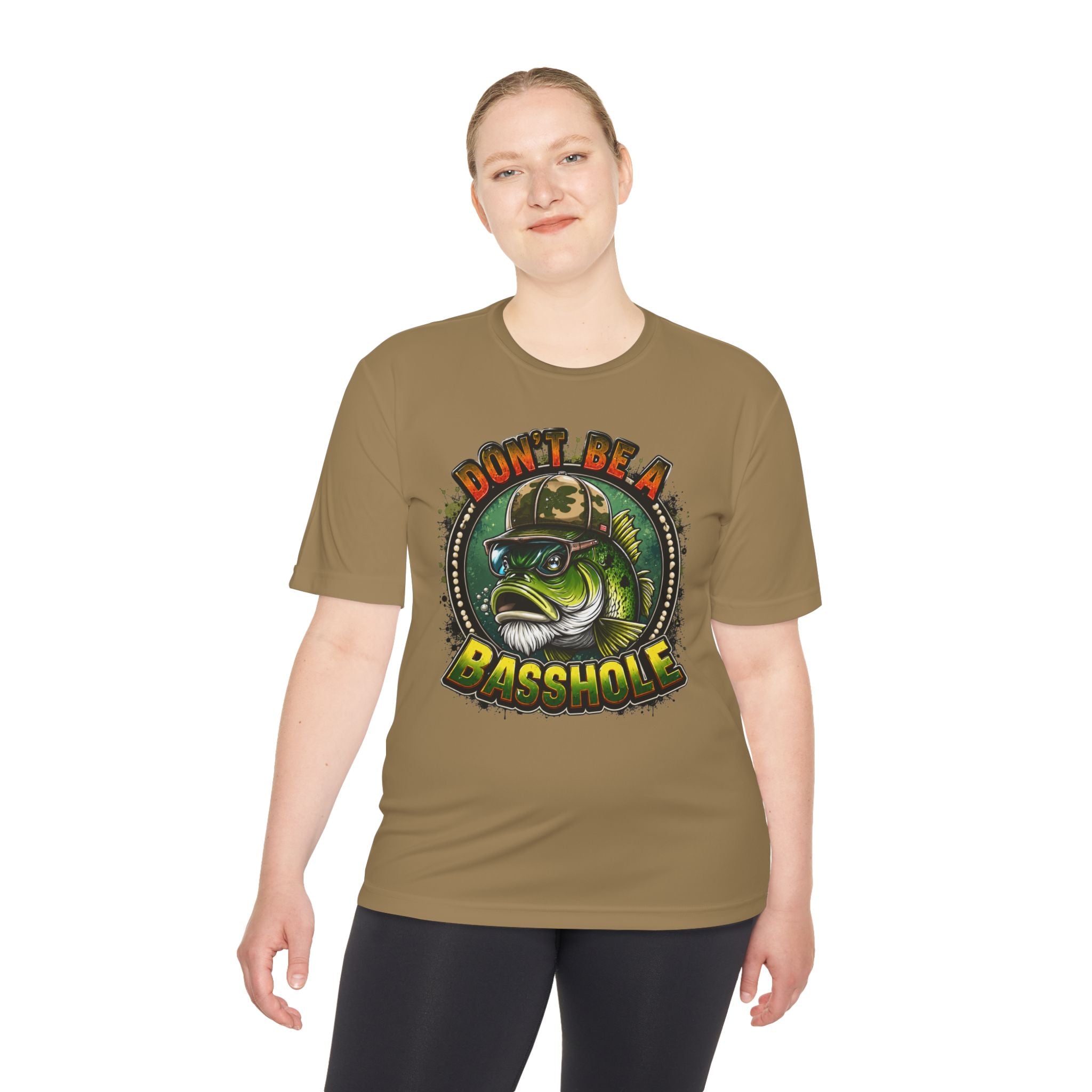 Funny Bass Fishing Tee - "Don't Be a Basshole" Graphic Fishing Shirt