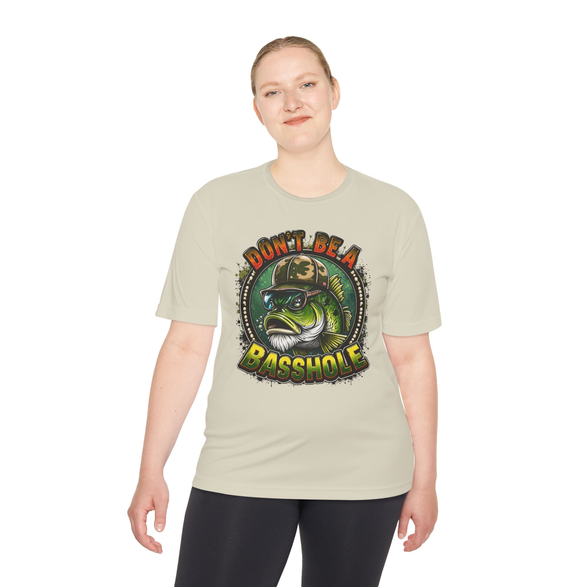 Funny Bass Fishing Tee - "Don't Be a Basshole" Graphic Fishing Shirt