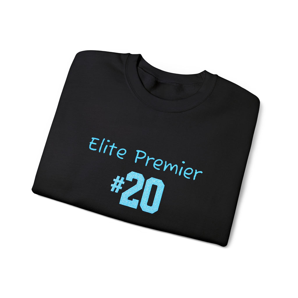 Crewneck Sweatshirt — "Elite Premier 20" Light Blue Team Tribute