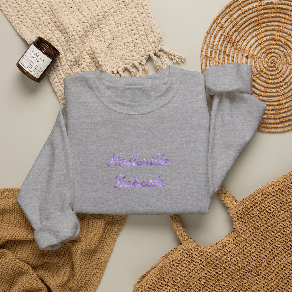 Hallsville Bobcats Crewneck Sweatshirt