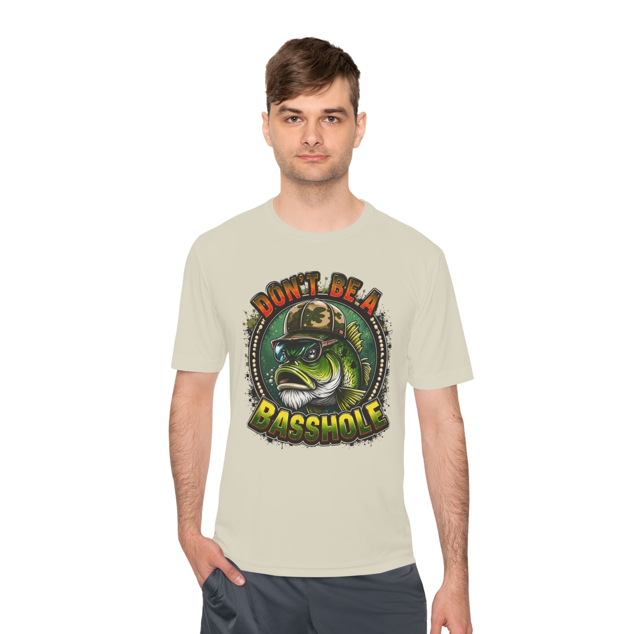 Funny Bass Fishing Tee - "Don't Be a Basshole" Graphic Fishing Shirt