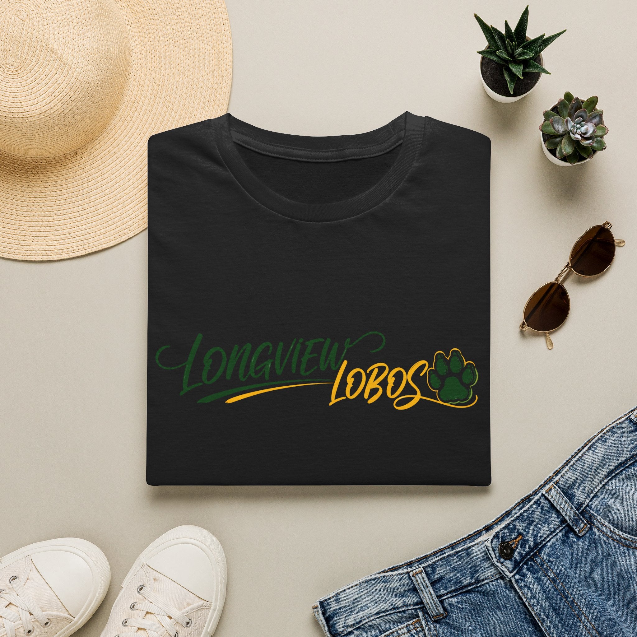 Longview Lobos Paw Logo T-Shirt — School Spirit Tee