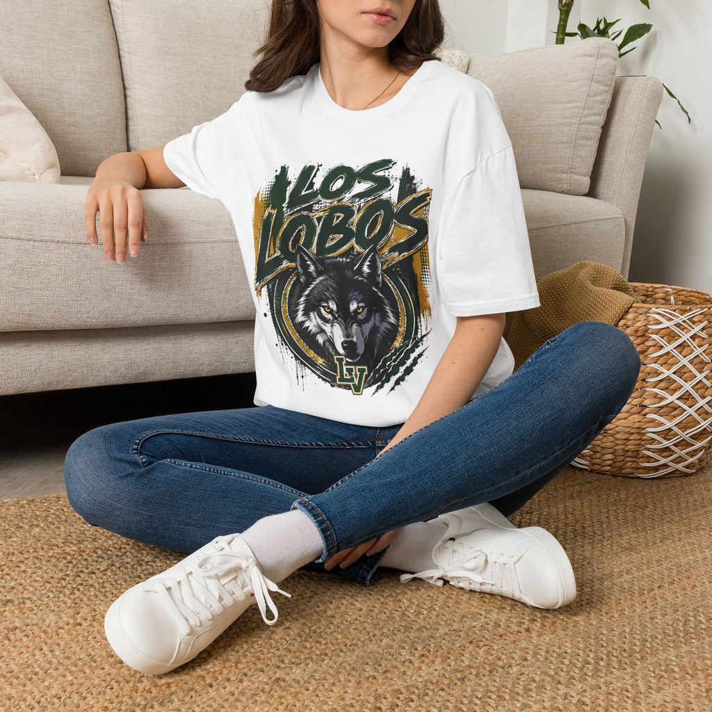 Los Lobos Wolf T-Shirt — Vintage Grunge Team Spirit Tee