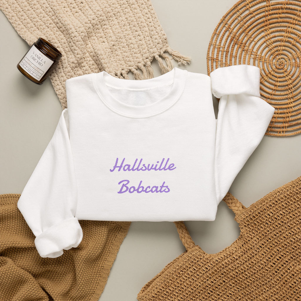 Hallsville Bobcats Crewneck Sweatshirt