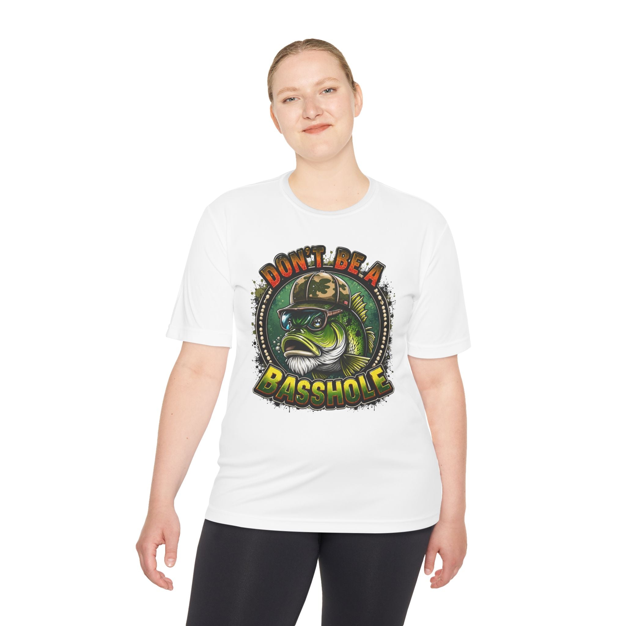 Funny Bass Fishing Tee - "Don't Be a Basshole" Graphic Fishing Shirt