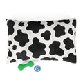 Cow Print Pet Bed – Soft Plush Cushion for Dogs & Cats