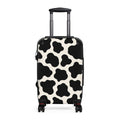 Cow Print Carry-On Suitcase — Black & White Animal Pattern Travel Luggage