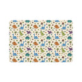 Dinosaur Pattern Pet Food Mat (12x18) — Cute Non-Slip Placemat for Dogs & Cats