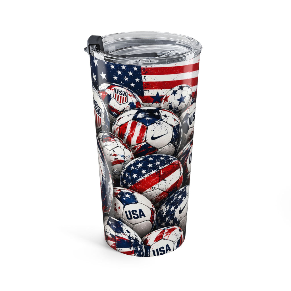 20oz Tumbler — USA Soccer Ball Patriotic Travel Mug