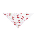 Cherry Bow Pet Bandana — Cute Pink Cherry Pattern Dog & Cat Accessory