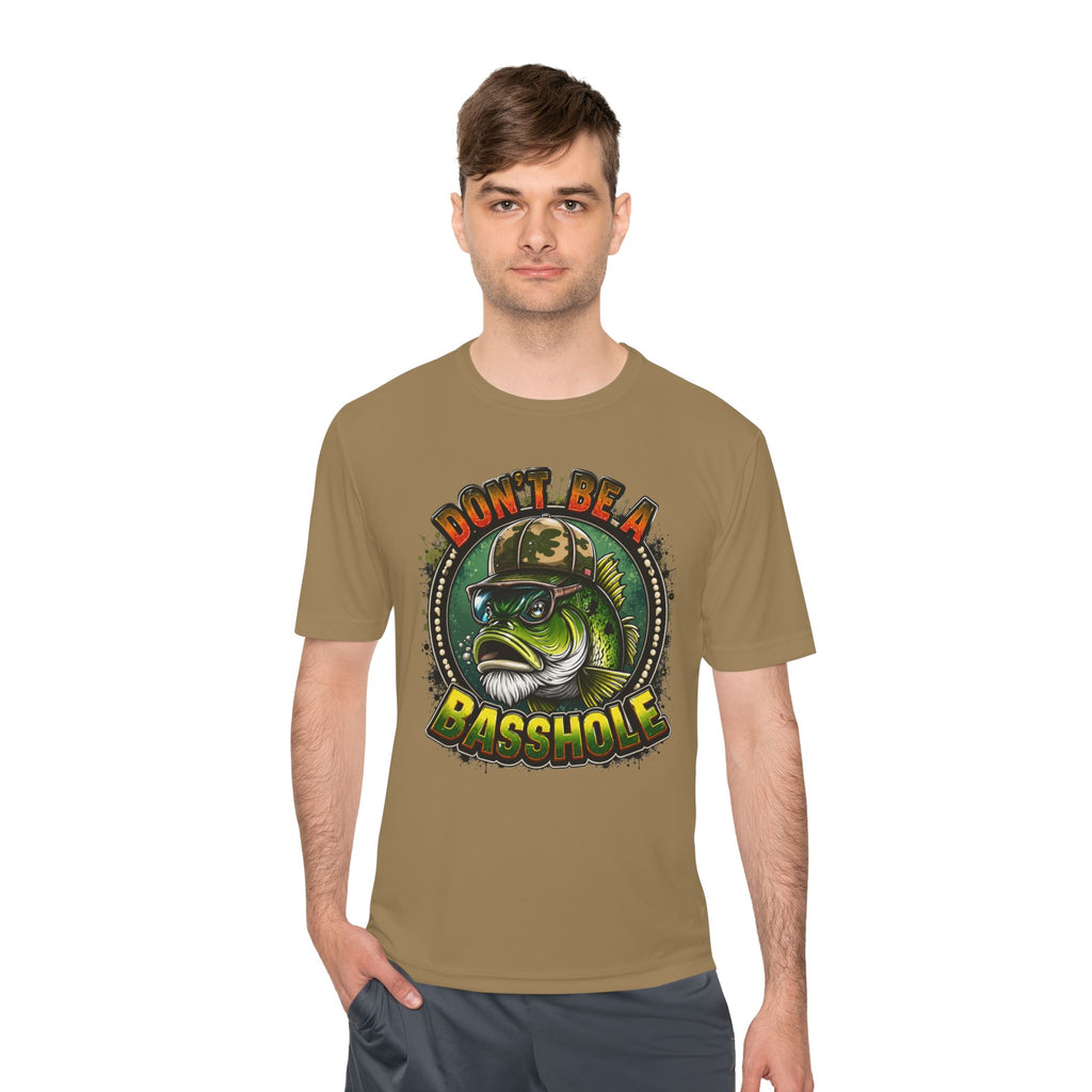 Funny Bass Fishing Tee - "Don't Be a Basshole" Graphic Fishing Shirt