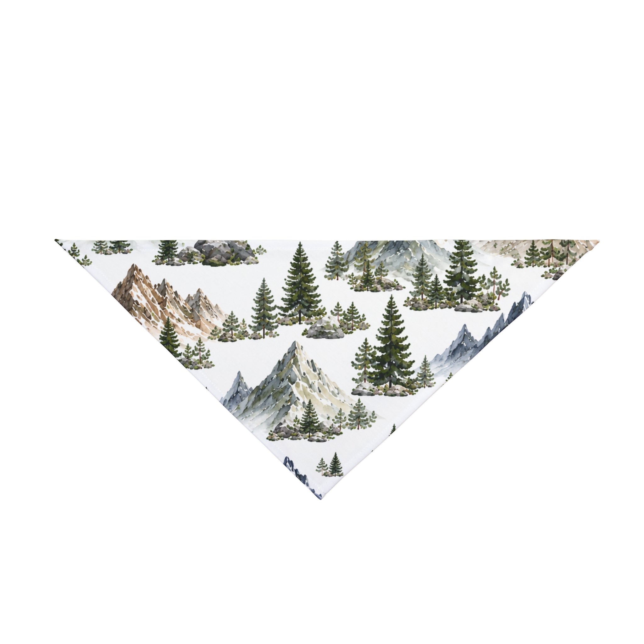 Mountain Pines Pet Bandana — Outdoor Adventure Dog Bandana