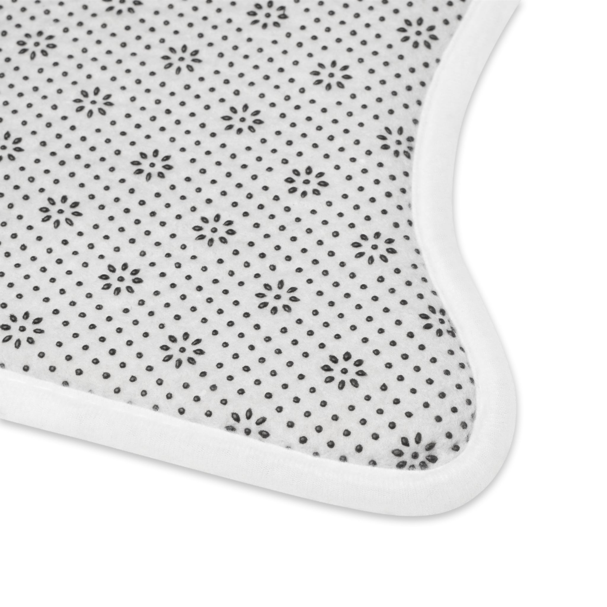 Cherry Bow Pet Feeding Mat — Cute Non-Slip Placemat for Dog & Cat Bowls