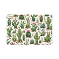 Cactus Pattern Pet Food Mat (12x18) — Non-Slip Feeding Mat for Dogs & Cats