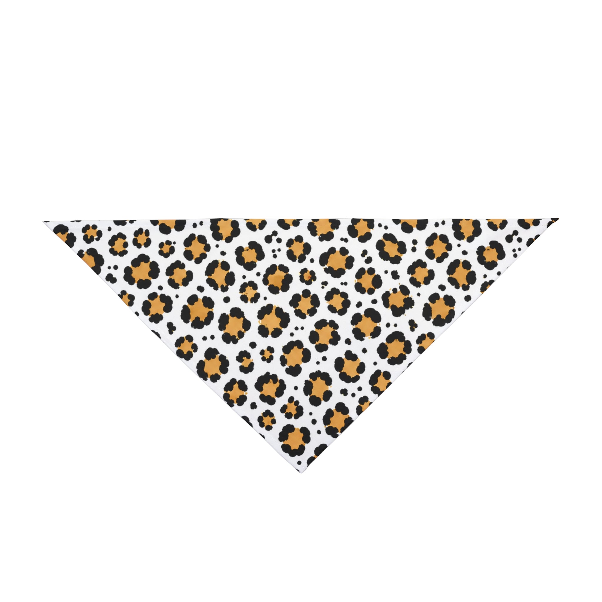 Leopard Paw Print Pet Bandana — Cute Animal Print Dog & Cat Accessory