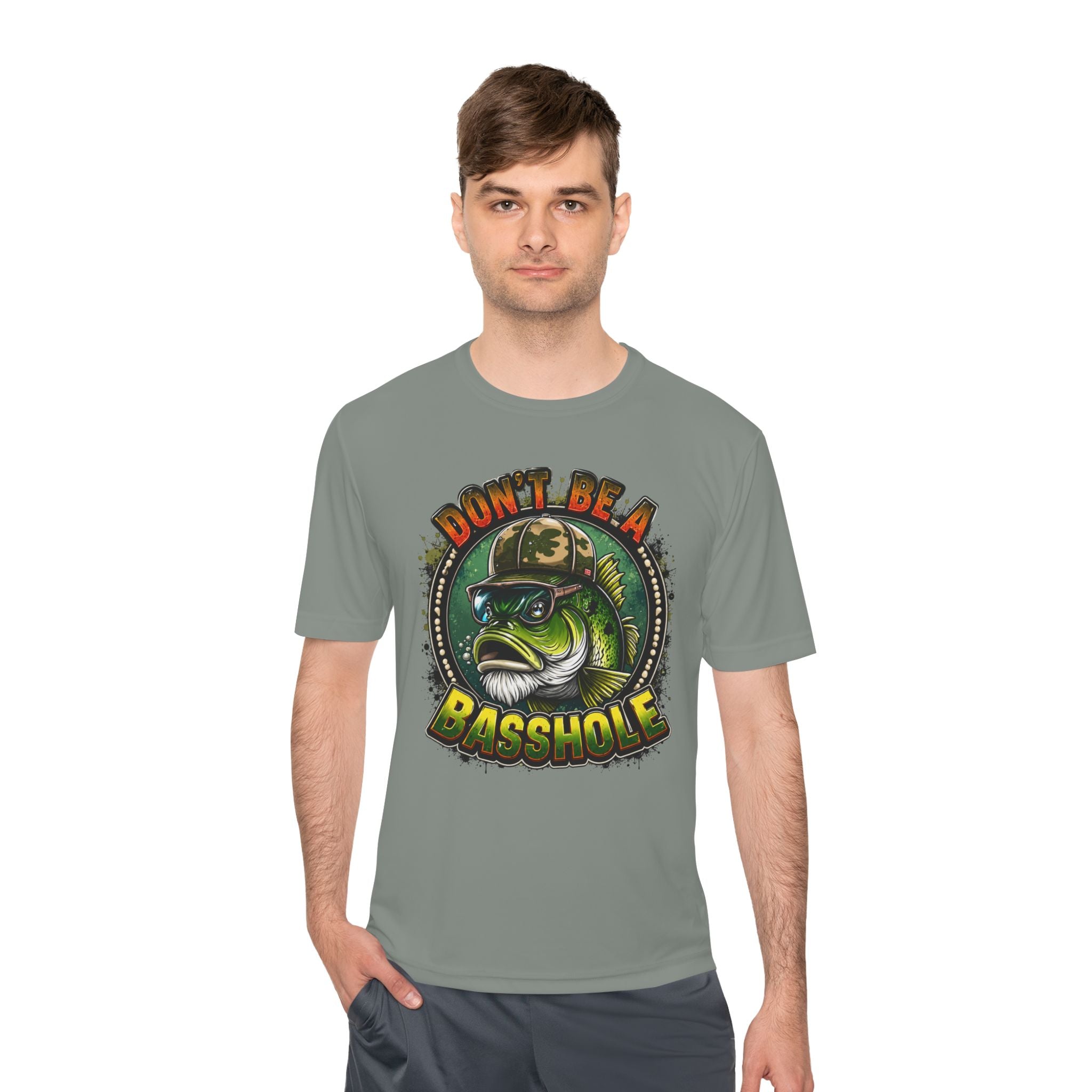 Funny Bass Fishing Tee - "Don't Be a Basshole" Graphic Fishing Shirt