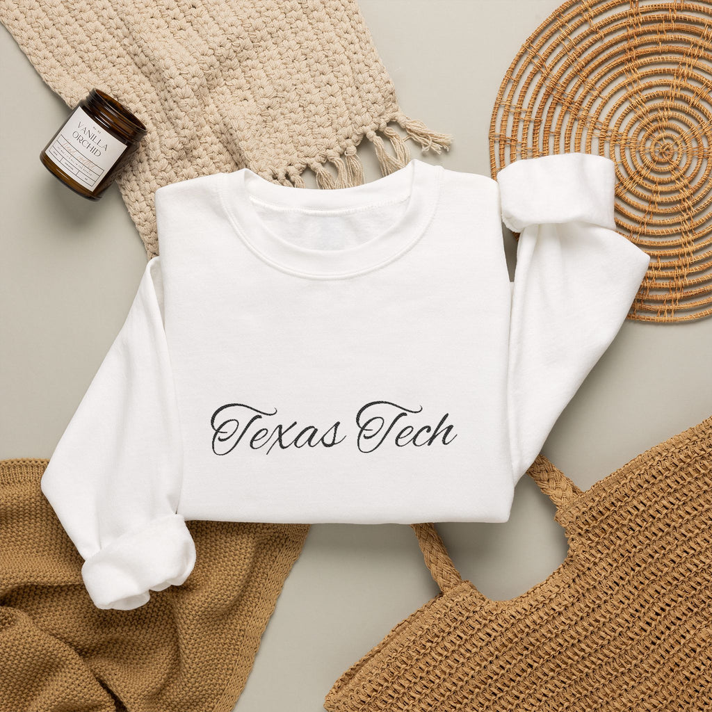 Texas Tech Script Crewneck Sweatshirt