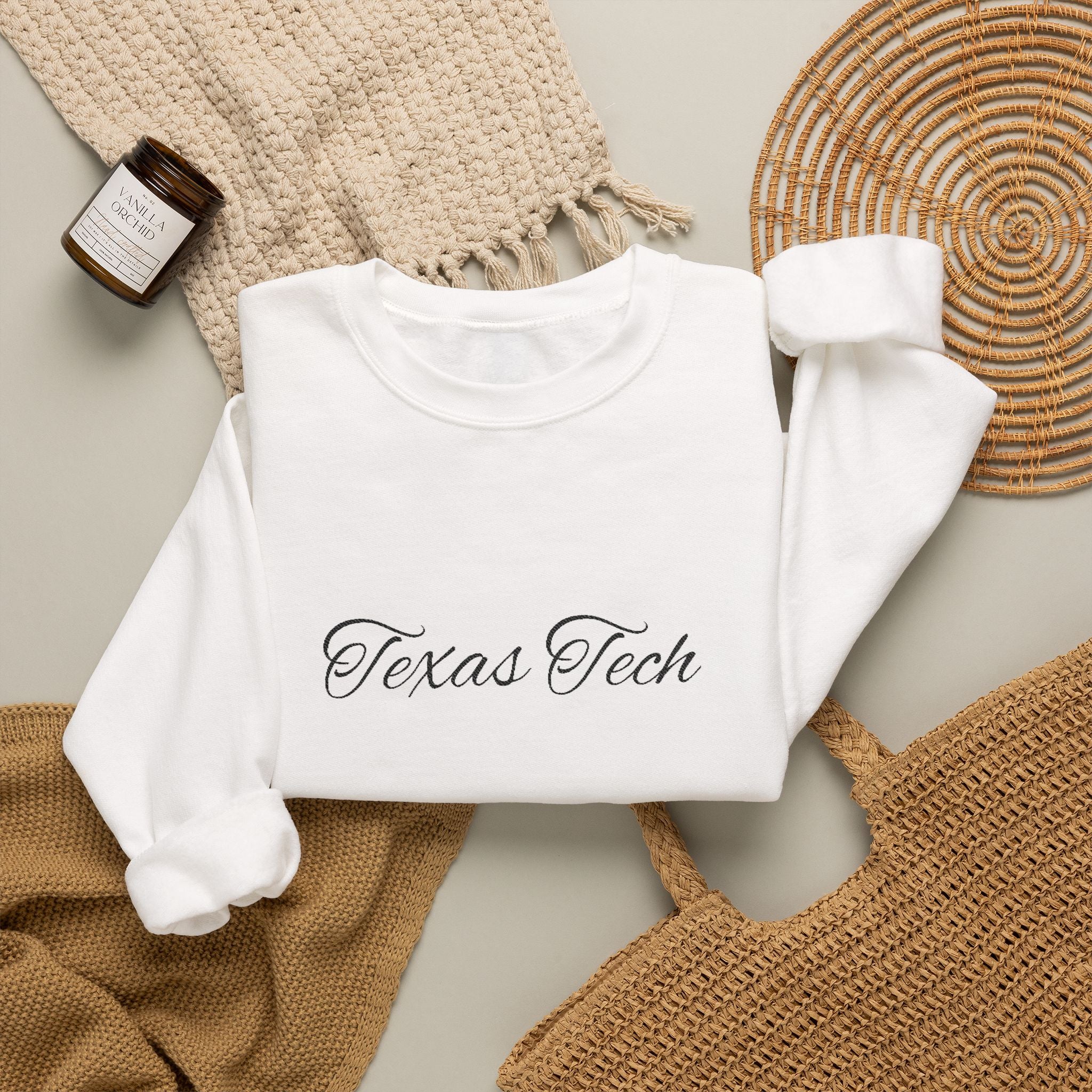 Texas Tech Script Crewneck Sweatshirt