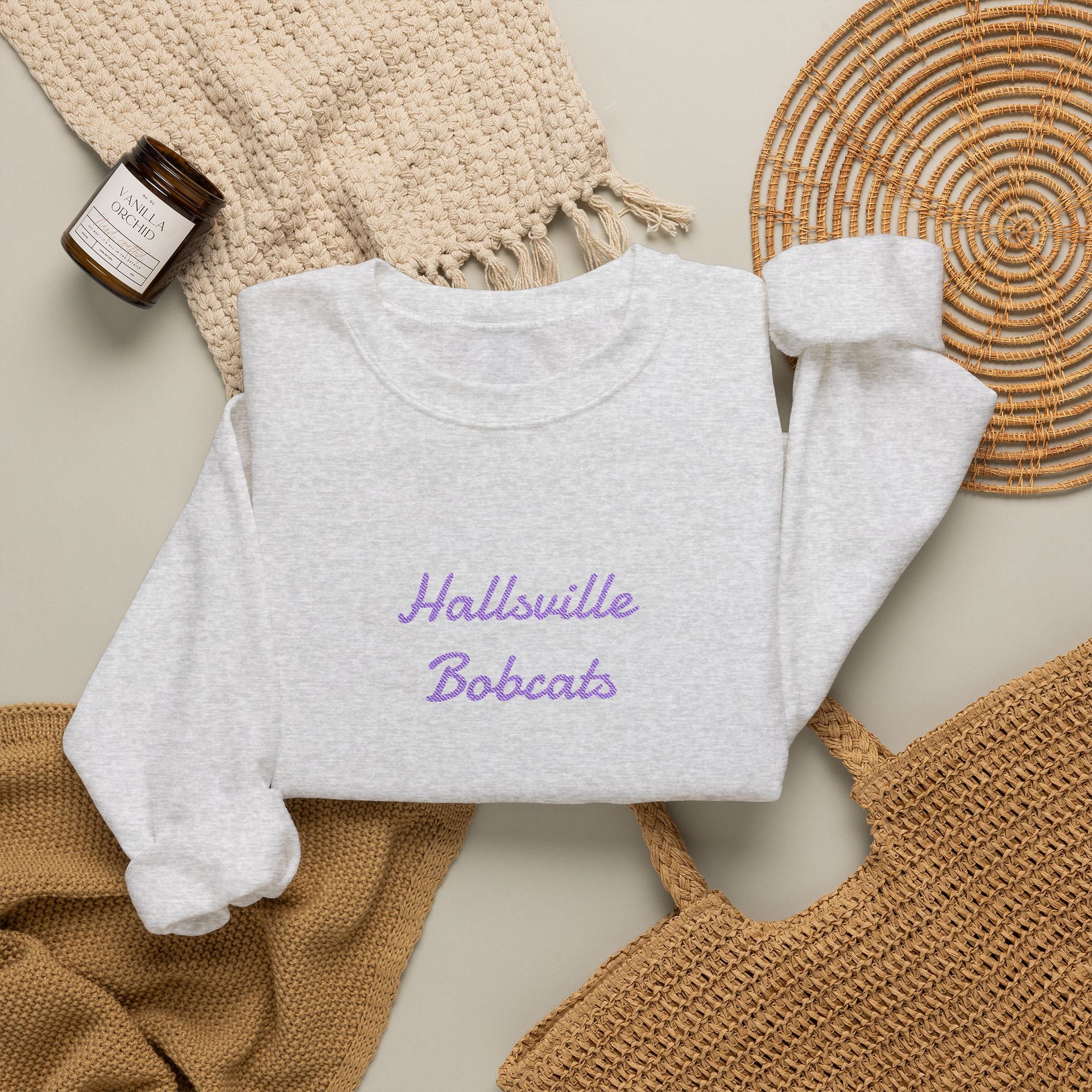 Hallsville Bobcats Crewneck Sweatshirt