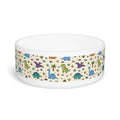 Dinosaur Pattern Pet Bowl — Cute Colorful Dino Feeding Dish for Dogs & Cats