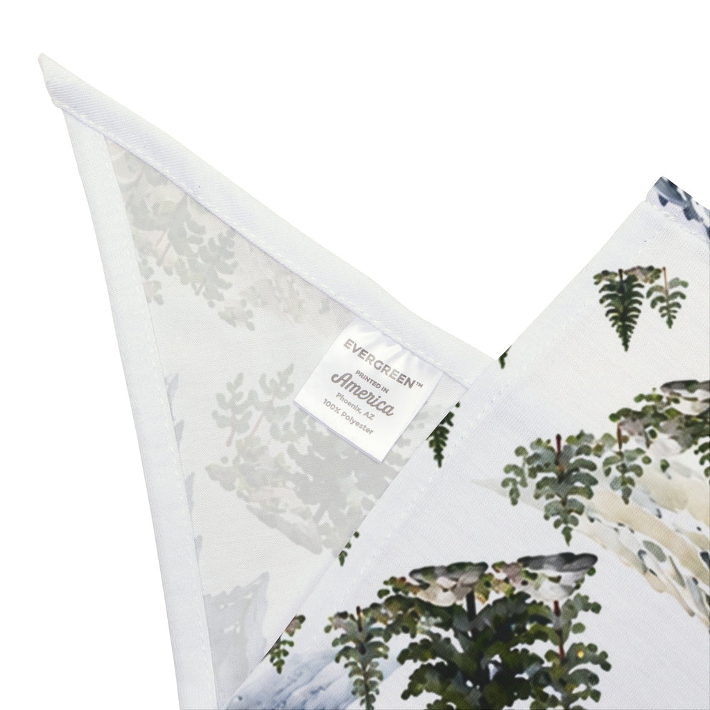 Mountain Pines Pet Bandana — Outdoor Adventure Dog Bandana