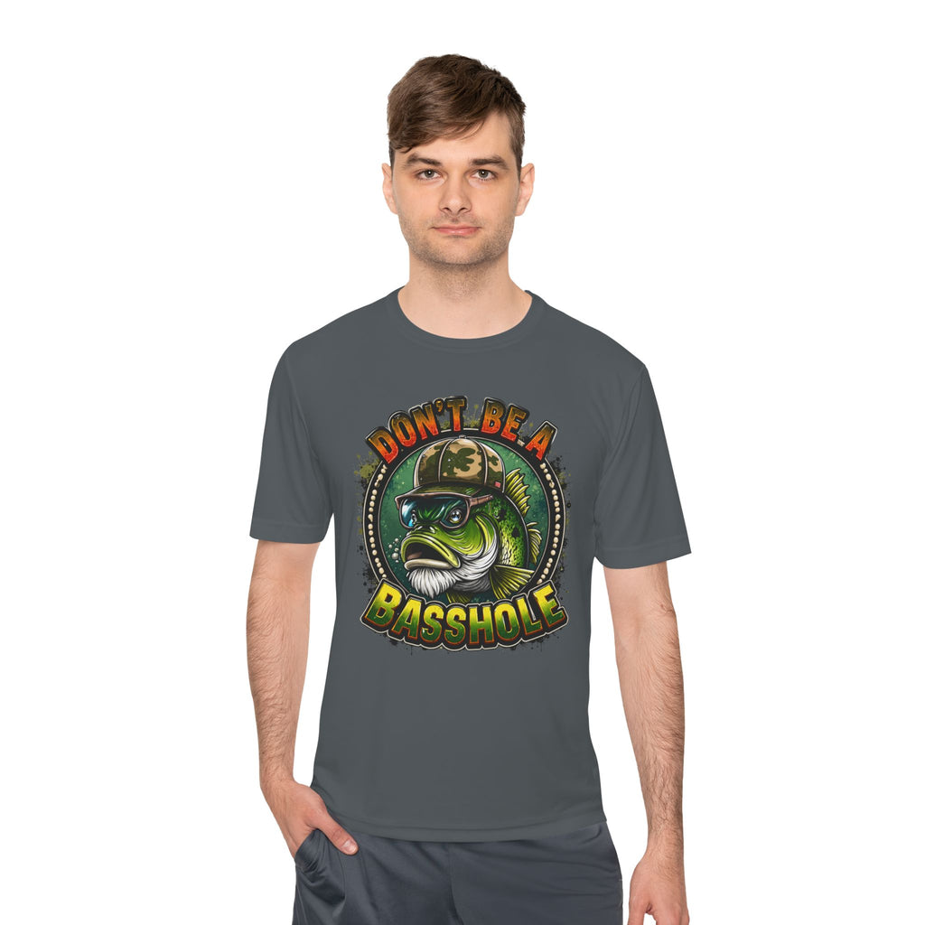 Funny Bass Fishing Tee - "Don't Be a Basshole" Graphic Fishing Shirt