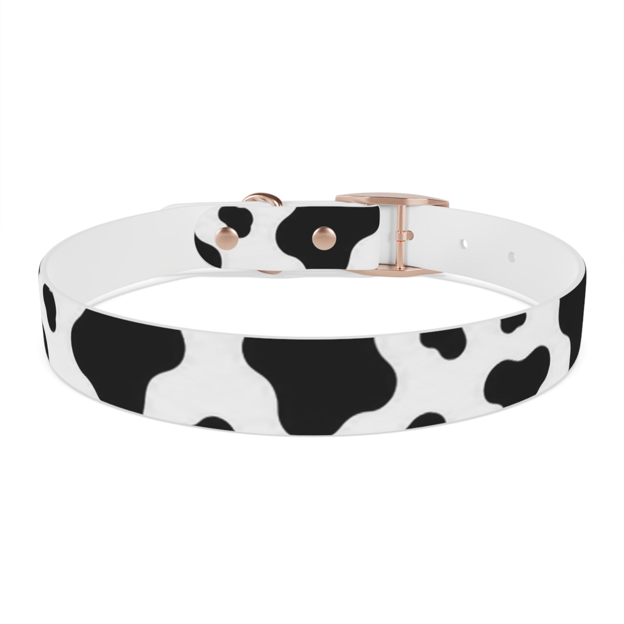 Cow Print Dog Collar — Black & White Cute Pup Accessory