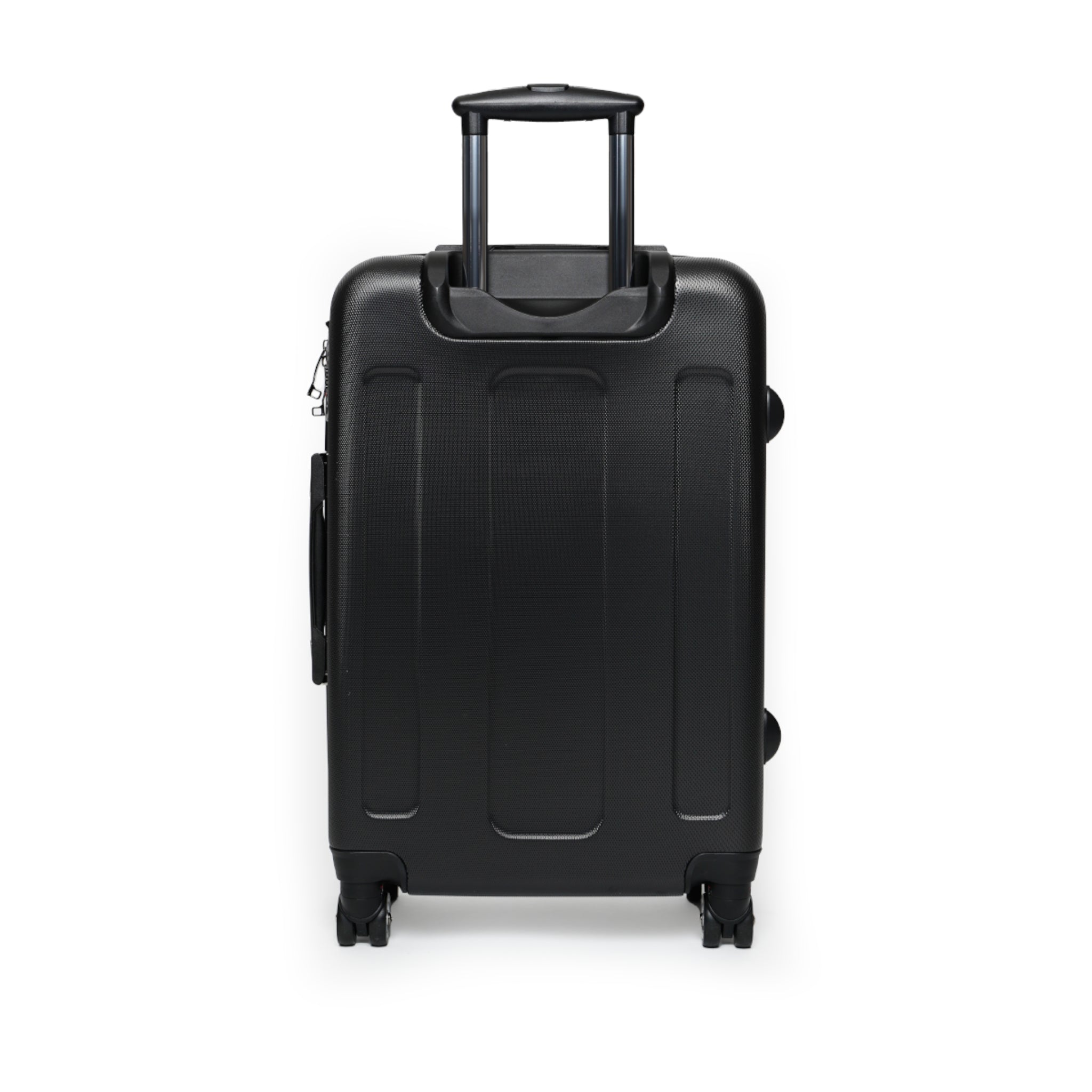 Cow Print Carry-On Suitcase — Black & White Animal Pattern Travel Luggage