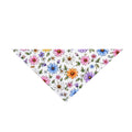Floral Spring Pet Bandana - Colorful Wildflower Dog & Cat Scarf