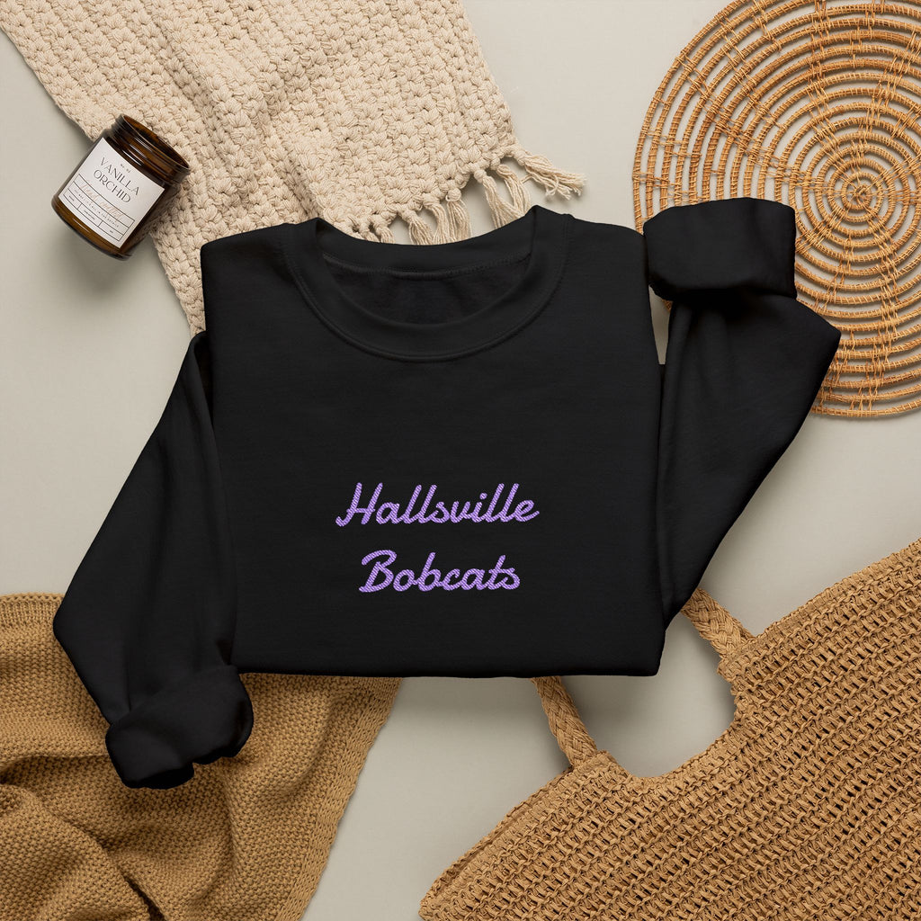 Hallsville Bobcats Crewneck Sweatshirt