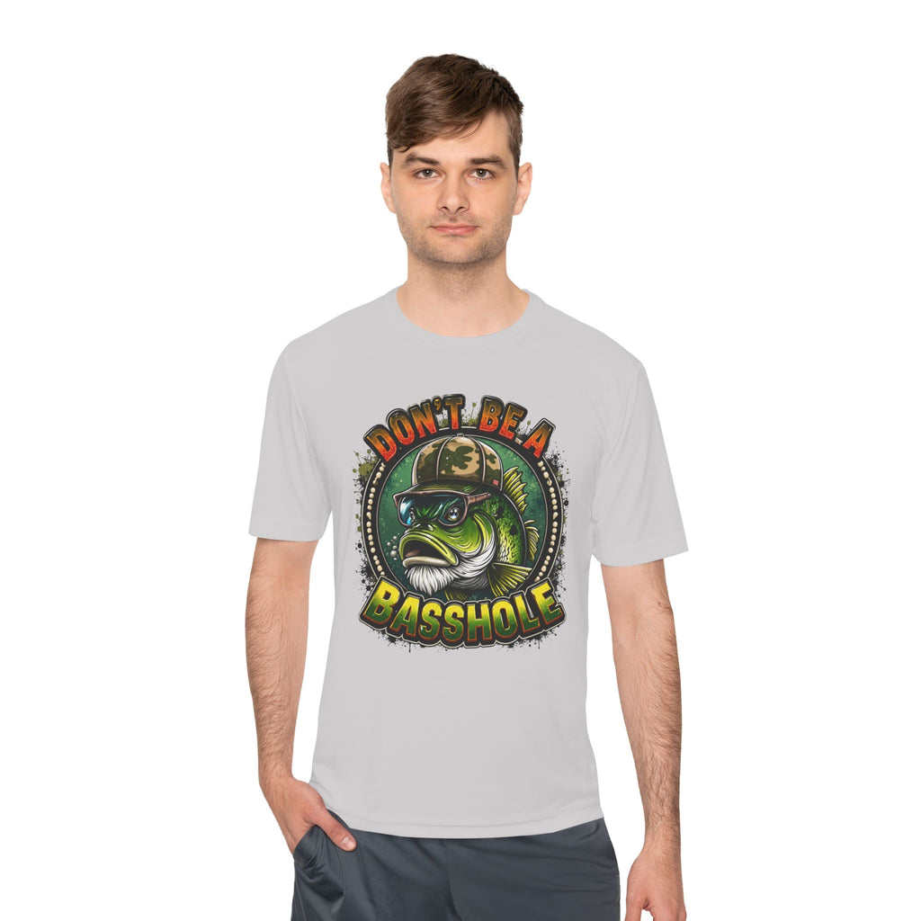 Funny Bass Fishing Tee - "Don't Be a Basshole" Graphic Fishing Shirt