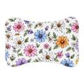 Floral Dog & Cat Feeding Mat — Colorful Daisy Print Pet Placemat