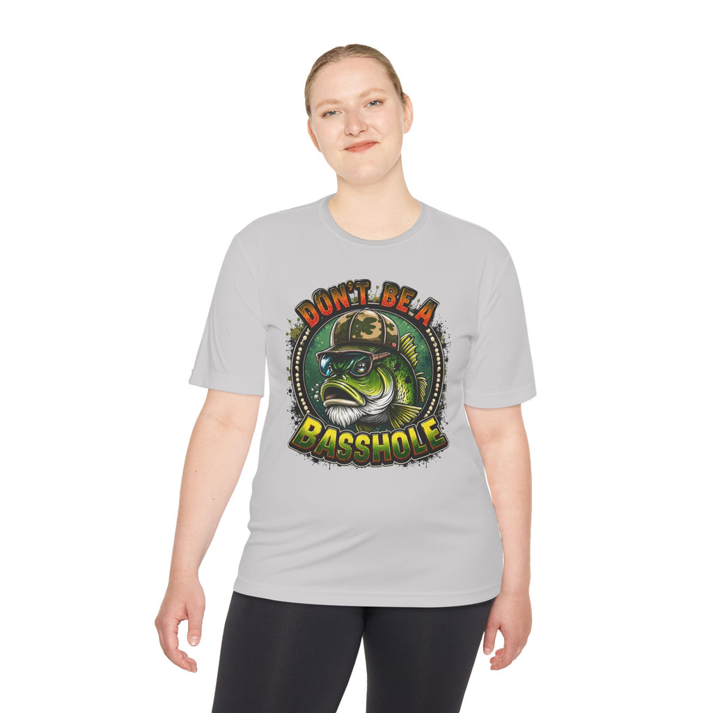 Funny Bass Fishing Tee - "Don't Be a Basshole" Graphic Fishing Shirt
