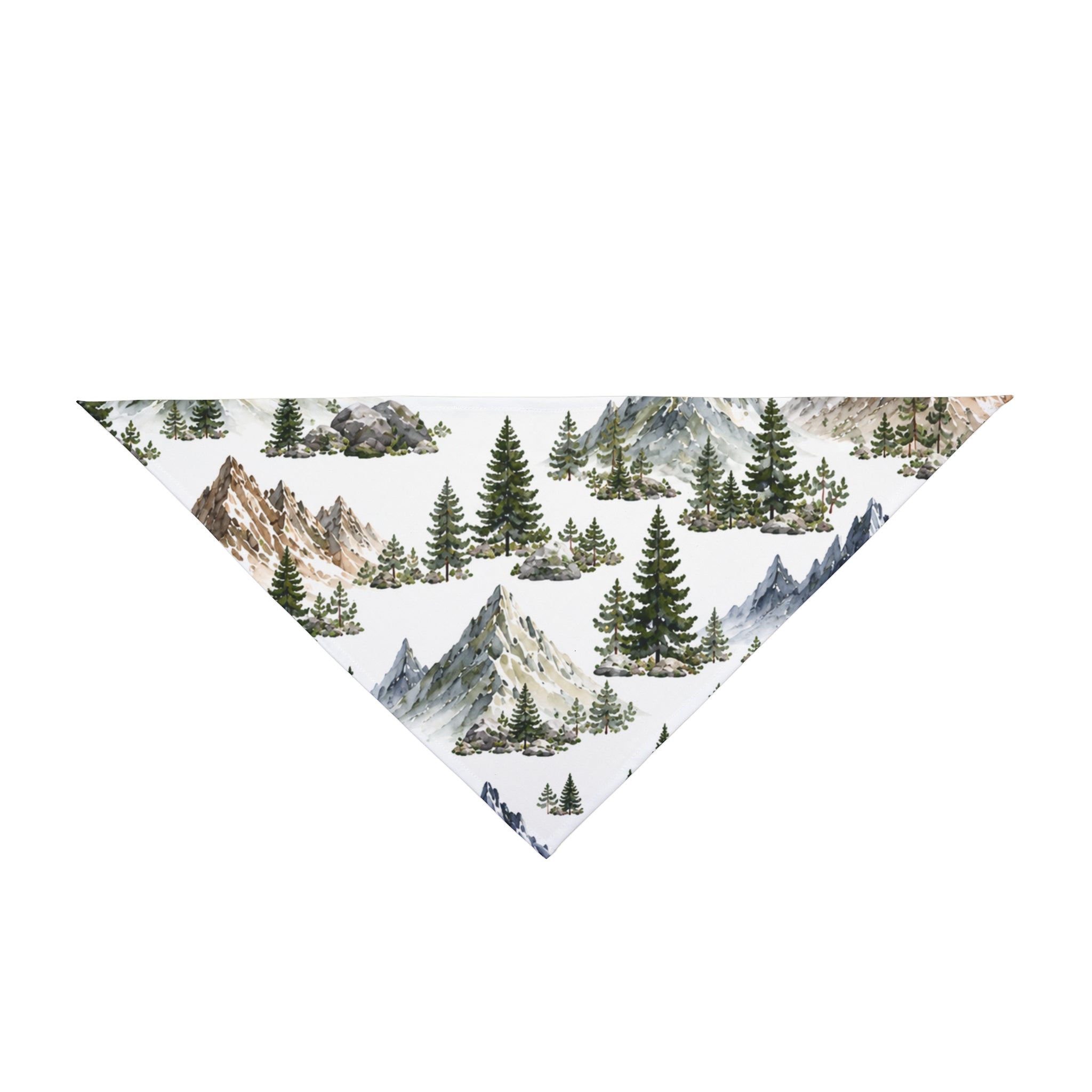 Mountain Pines Pet Bandana — Outdoor Adventure Dog Bandana