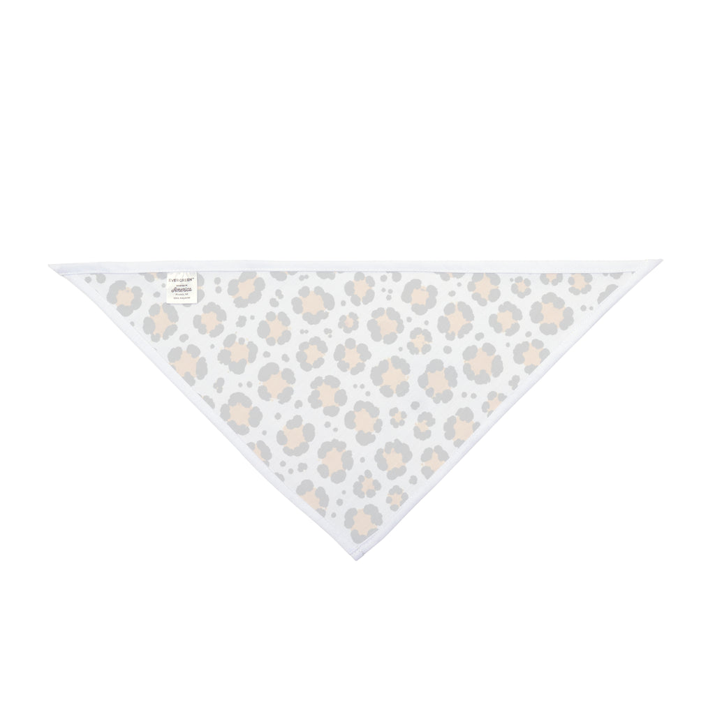 Leopard Paw Print Pet Bandana — Cute Animal Print Dog & Cat Accessory